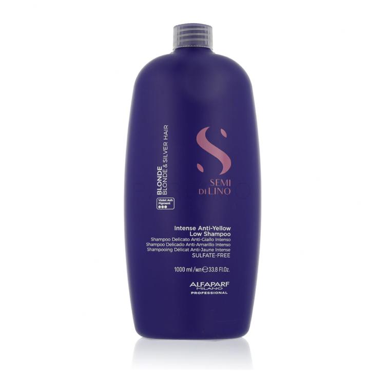 ALFAPARF MILANO Semi Di Lino Blonde Intense Anti-Yellow Low Shampoo Șampon pentru femei 1000 ml