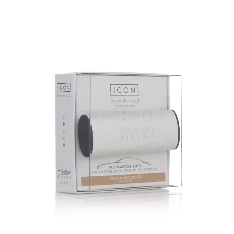 Millefiori Milano Icon Urban Vanilla and Wood Parfumuri de mașină 47 g
