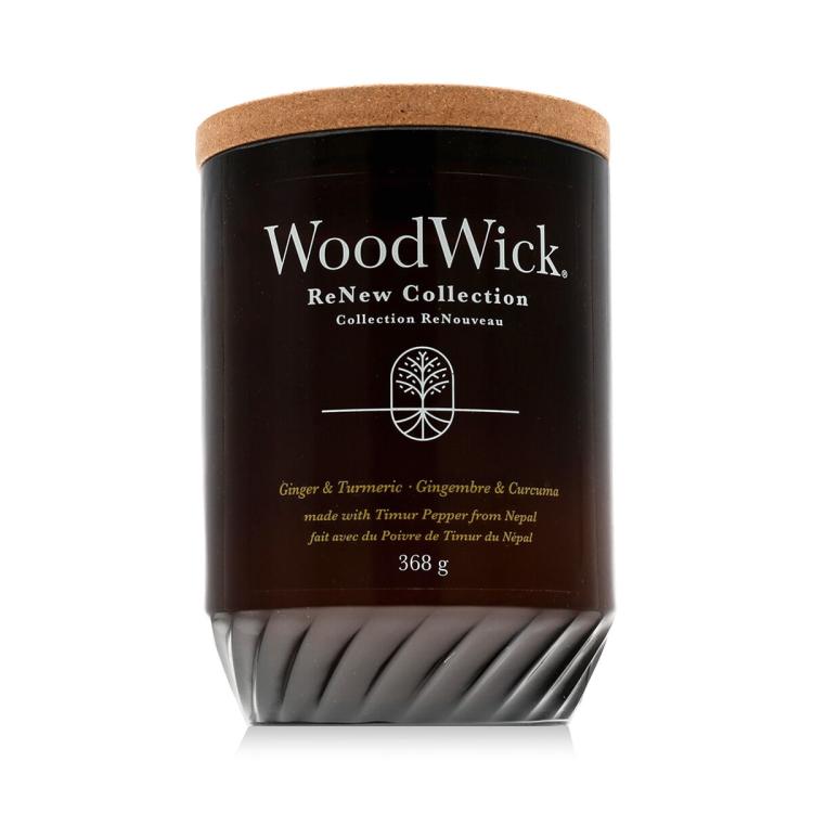 WoodWick ReNew Collection Ginger &amp; Turmeric Lumânări parfumate 368 g