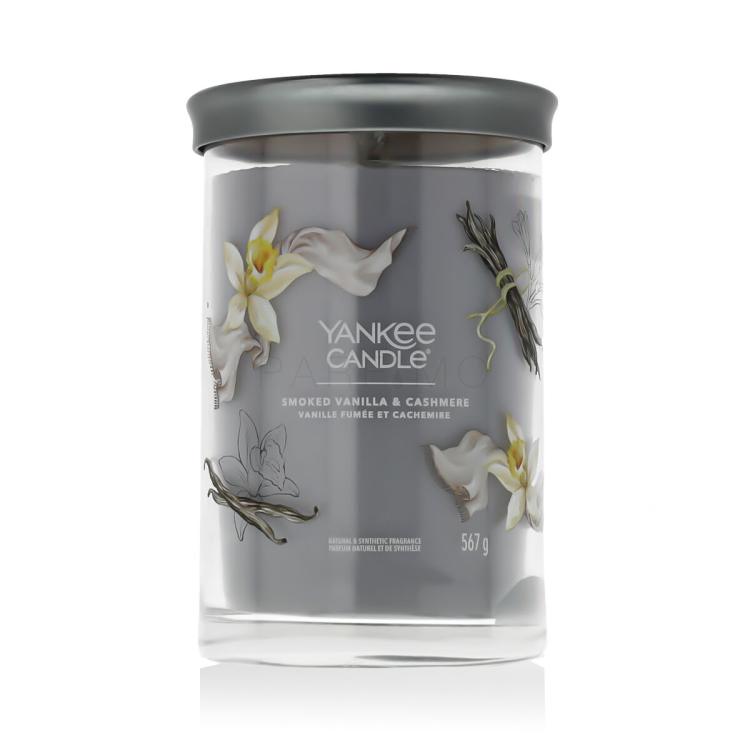 Yankee Candle Signature Smoked Vanilla &amp; Cashmere Tumbler Lumânări parfumate 567 g