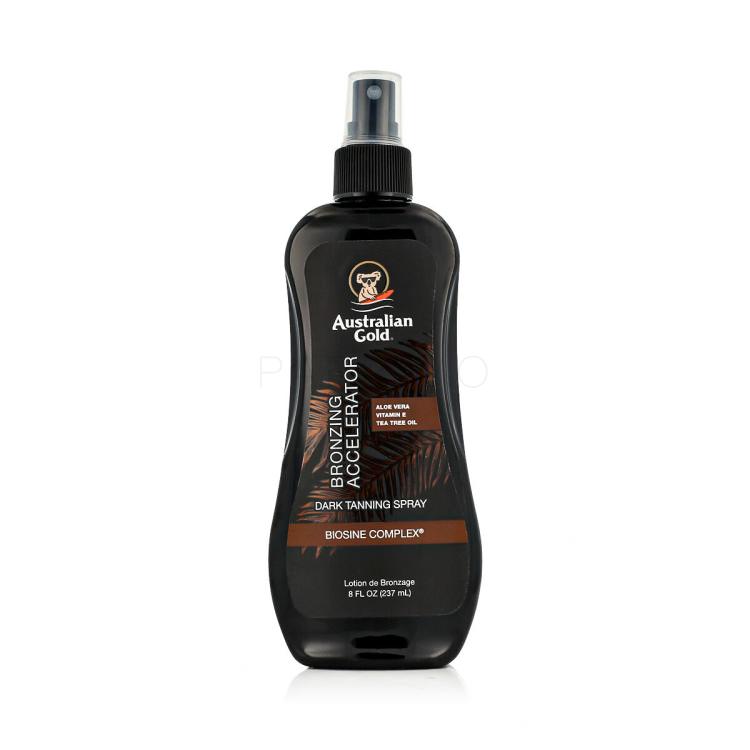 Australian Gold Bronzing Accelerator Dark Tanning Spray Pentru corp pentru femei 237 ml