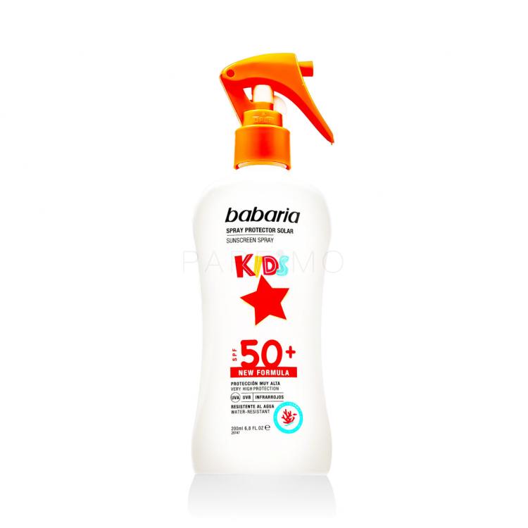 Babaria Kids Sunscreen Spray SPF50+ Pentru corp pentru copii 200 ml