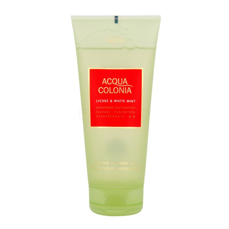 4711 Acqua Colonia Lychee &amp; White Mint Gel de duș 200 ml