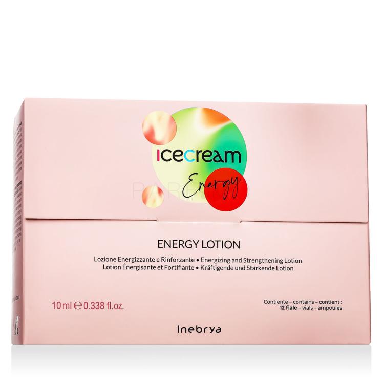 Inebrya Ice Cream Energy Lotion Ampoules Tratament de păr 12x10 ml