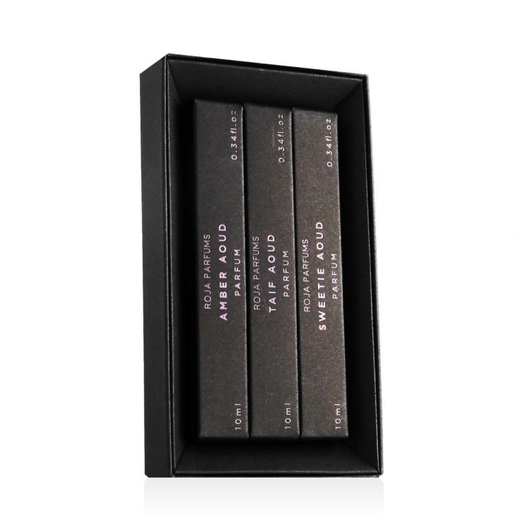 Roja Parfums Discovery Collection Set cadou Parfum Amber Aoud 10 ml + Parfum Taif Aoud 10 ml + Parfum Sweetie Aoud 10 ml