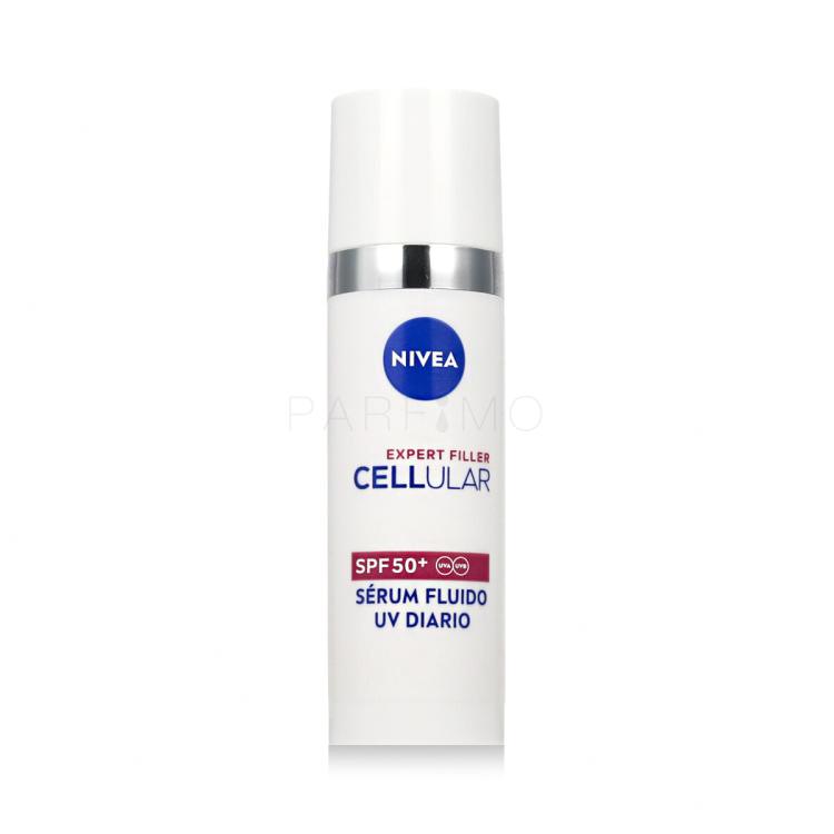 Nivea Cellular Expert Filler Daily UV Serum Fluid SPF50+ Pentru ten pentru femei 30 ml