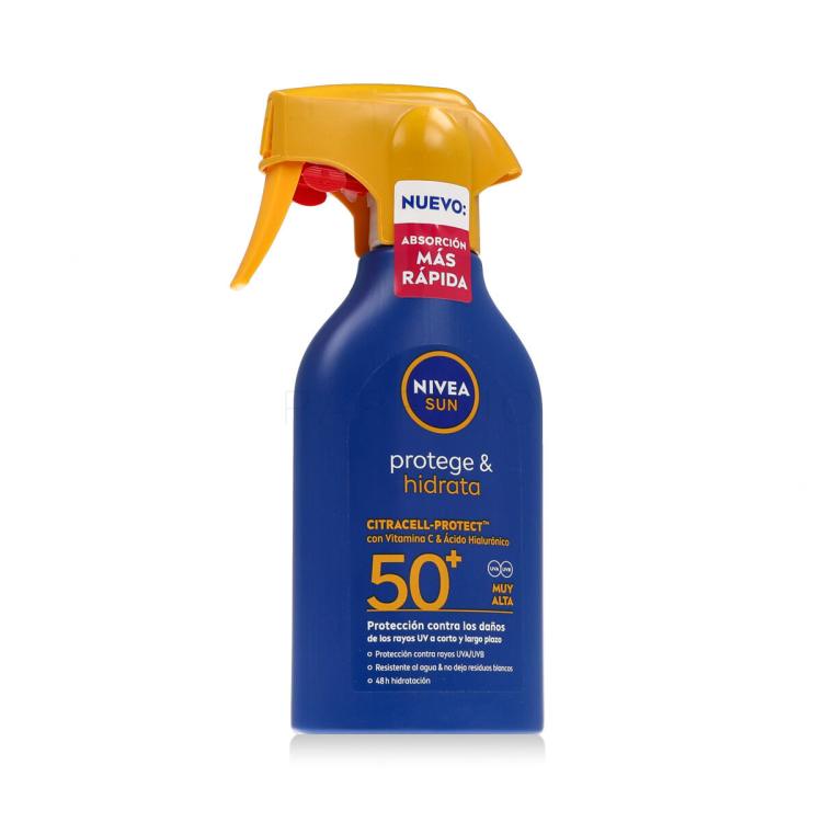 Nivea Sun Protect &amp; Moisture Spray SPF50+ Pentru corp 270 ml