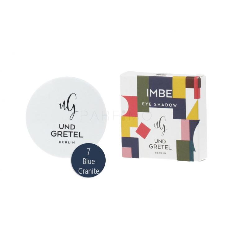 Und Gretel IMBE Eyeshadow Fard de pleoape 2 g Nuanţă 7 Blue Granite