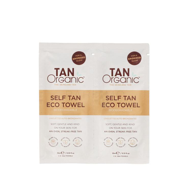 TanOrganic Self Tan Eco Towels Autobronzant 2x10 ml
