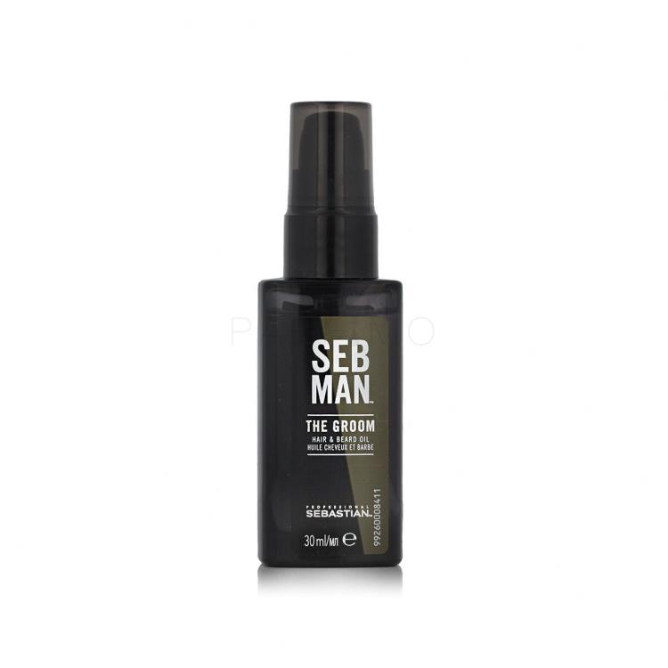 Sebastian Professional Seb Man The Groom Hair &amp; Beard Oil Ulei de păr pentru bărbați 30 ml