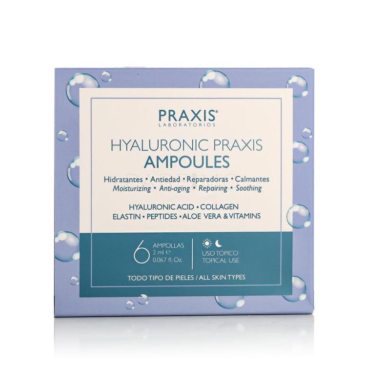 Praxis Laboratorios Hyaluronic Praxis Ampoules Ser facial 6x2 ml