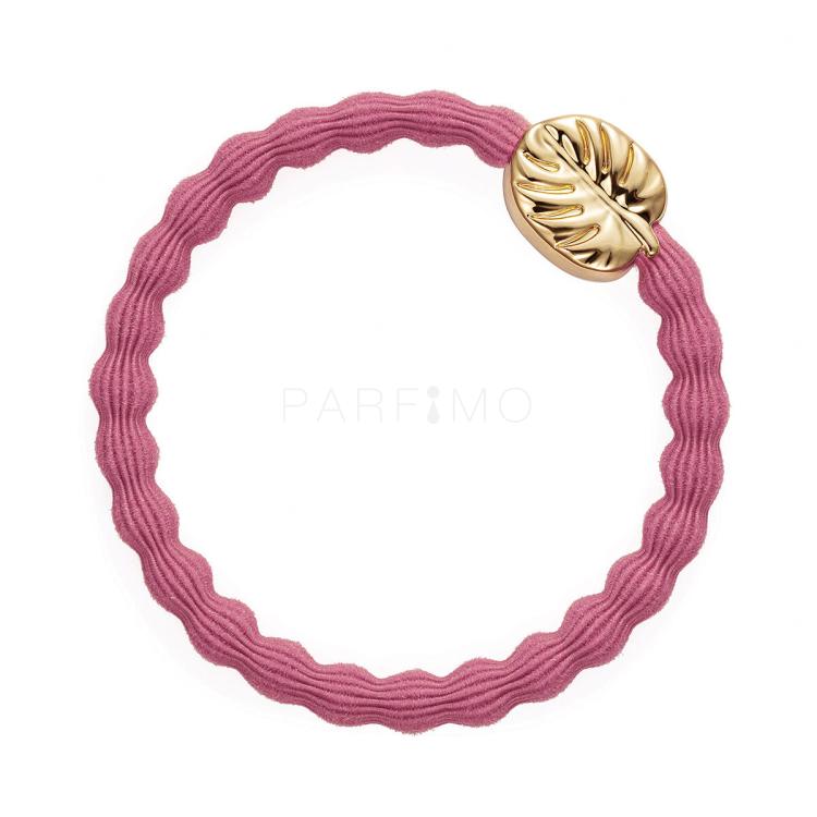 By Eloise London Gold Palm Leaf Elastice de păr pentru femei 1 buc Nuanţă Neon Peach