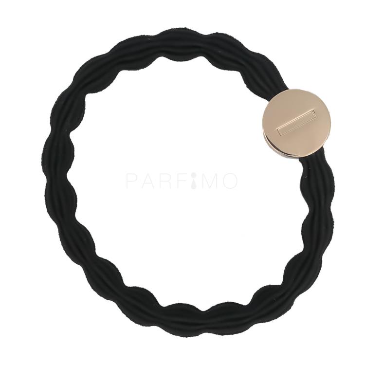 By Eloise London Letter Charms Gold Elastice de păr 1 buc Nuanţă I Black