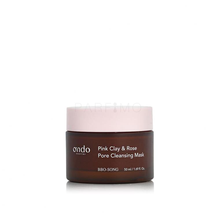 Ondo Beauty 36.5 BBO-SONG Pink Clay &amp; Rose Pore Cleansing Mask Mască de față 50 ml