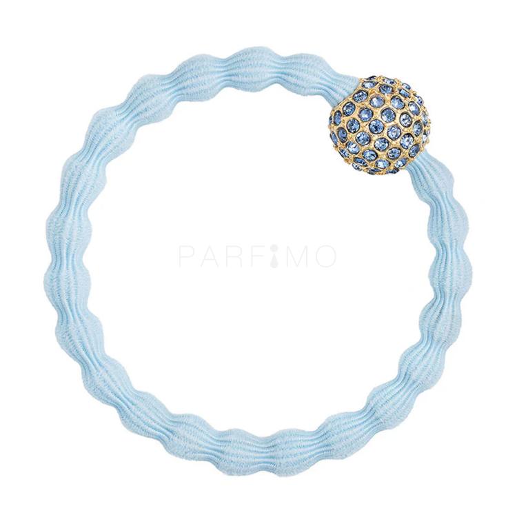 By Eloise London Bling Charms Disco Ball Elastice de păr pentru femei 1 buc Nuanţă Sky Blue