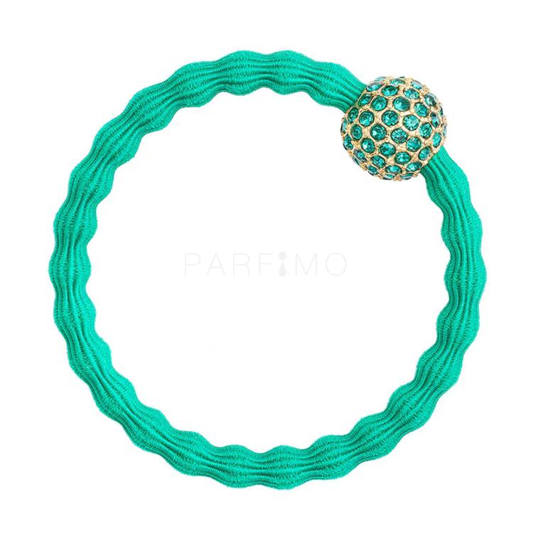 By Eloise London Bling Charms Disco Ball Elastice de păr pentru femei 1 buc Nuanţă Emerald Green