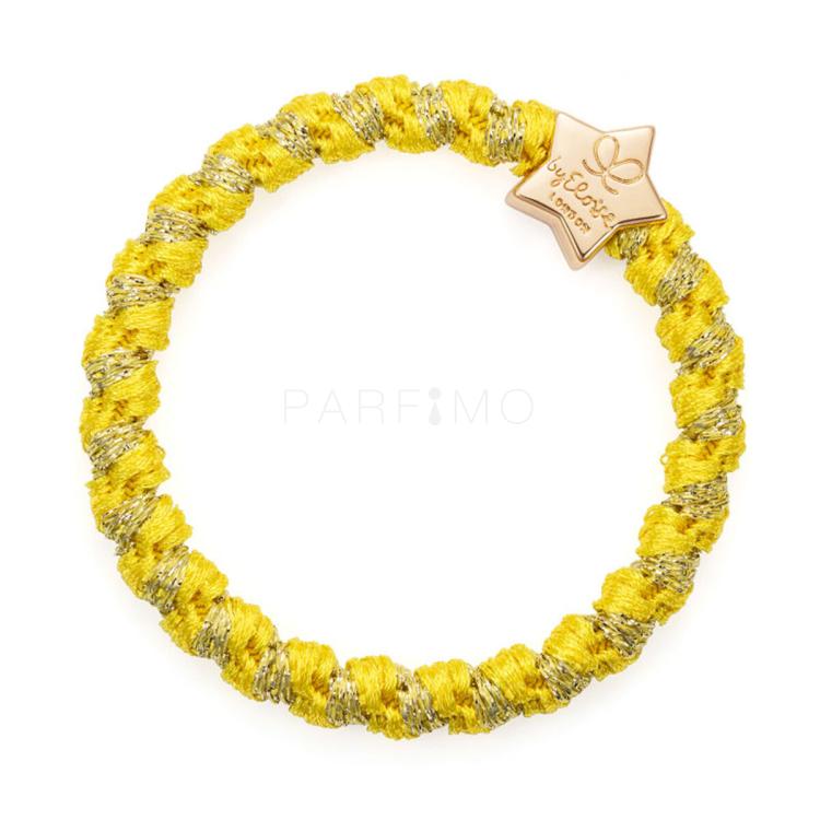 By Eloise London Woven Gold Star Elastice de păr pentru femei 1 buc Nuanţă Marigold