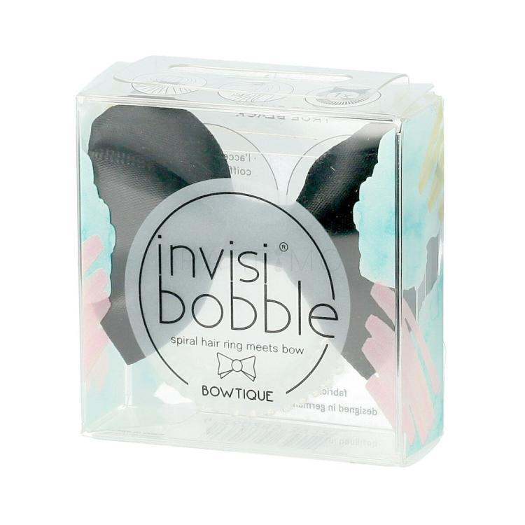 Invisibobble Bowtique Spiral Hair Ring Elastice de păr pentru femei 1 buc Nuanţă True Black