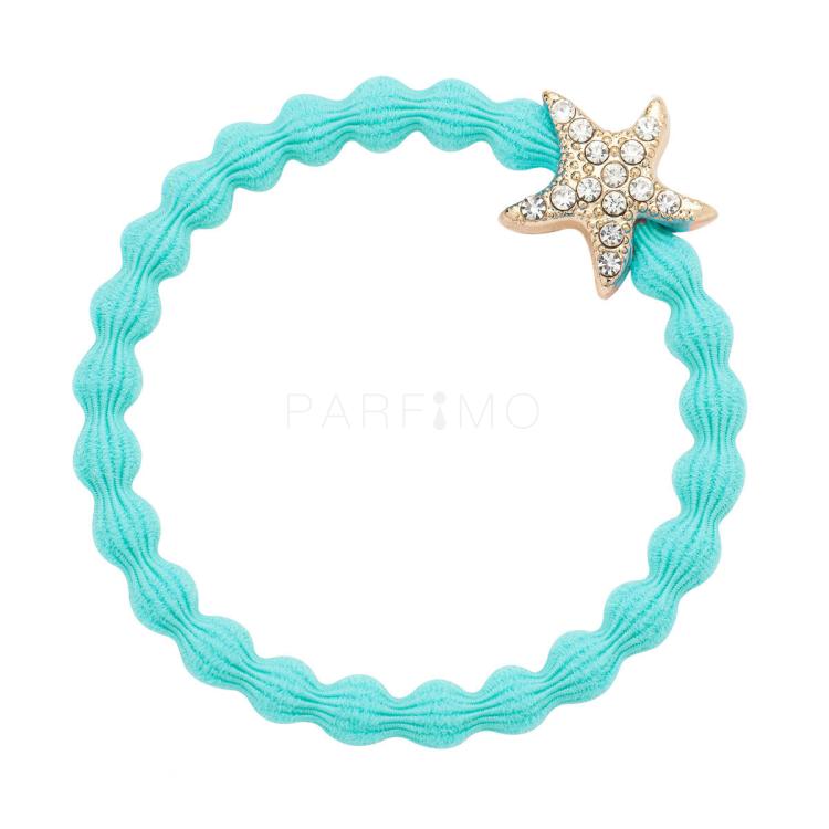 By Eloise London Bling Charms Starfish Elastice de păr pentru femei 1 buc Nuanţă Turquoise