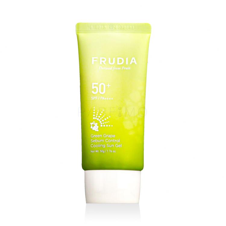 Frudia Green Grape Sebum Control Cooling Sun Gel SPF50+ Pentru ten 50 g