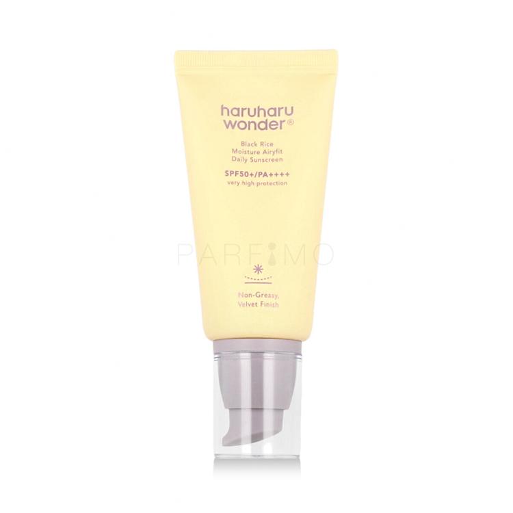 HaruHaru Wonder Black Rice Moisture Airyfit Daily Sunscreen SPF50+ Pentru ten 50 ml