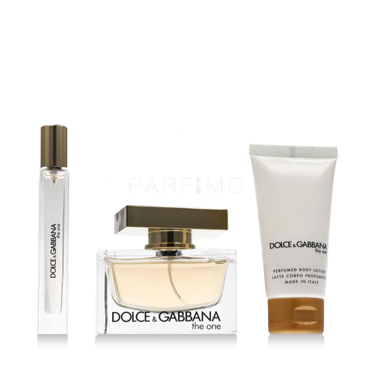 Dolce&amp;Gabbana The One Set cadou Apă de parfum 75 ml + loțiune de corp 50 ml + apă de parfum 10 ml