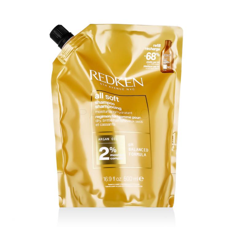 Redken All Soft Shampoo Șampon pentru femei Rezerva 500 ml