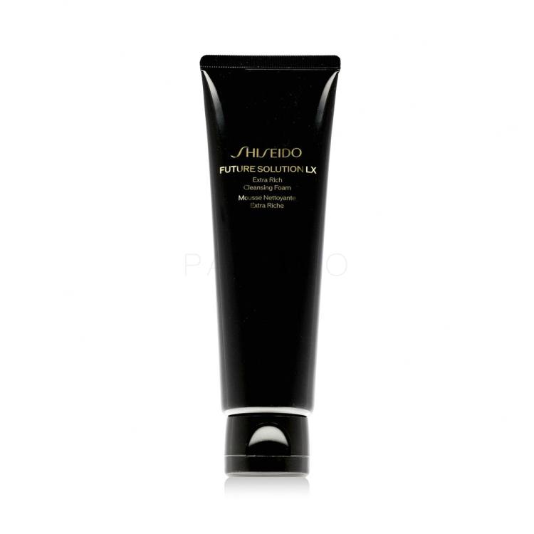 Shiseido Future Solution LX Extra Rich Cleansing Foam Spumă facială pentru femei 125 ml