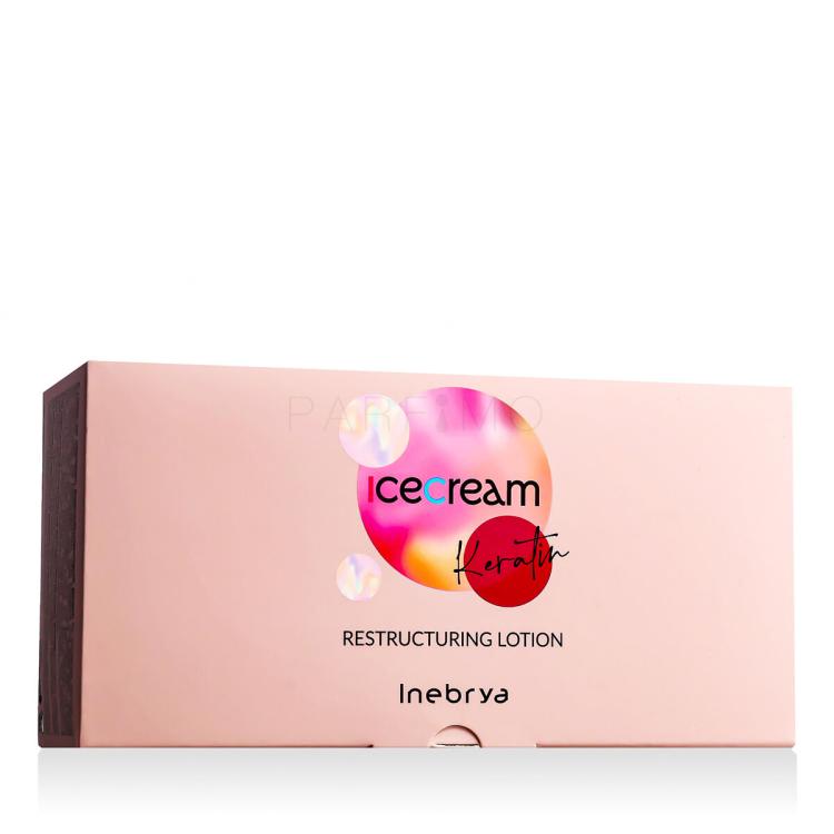 Inebrya Ice Cream Keratin Restructuring Lotion Tratament de păr 12x11 ml
