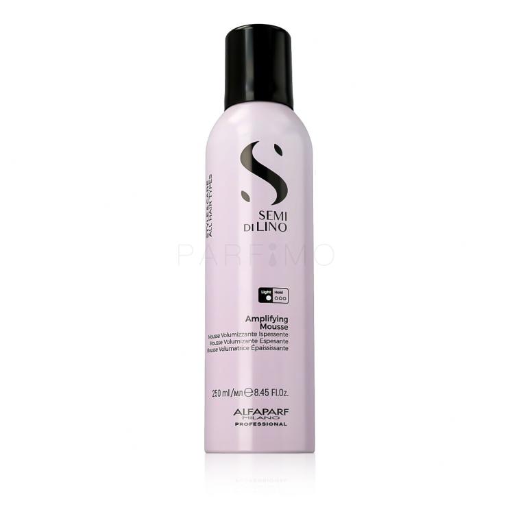 ALFAPARF MILANO Semi Di Lino Style &amp; Care Amplifying Mousse Spumă de păr pentru femei 250 ml