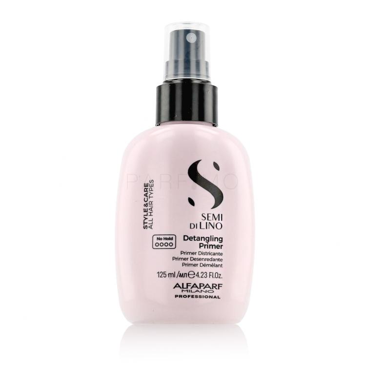 ALFAPARF MILANO Semi Di Lino Style &amp; Care Detangling Primer Fără clătire pentru femei 125 ml