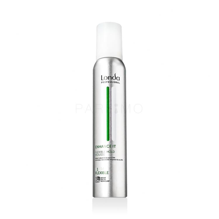 Londa Professional Enhance It Flexible Hold Mousse Spumă de păr pentru femei 200 ml