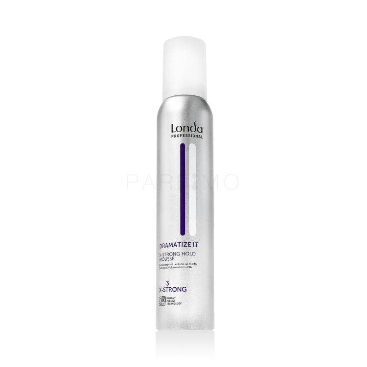 Londa Professional Dramatize It X-Strong Hold Mousse Spumă de păr pentru femei 200 ml