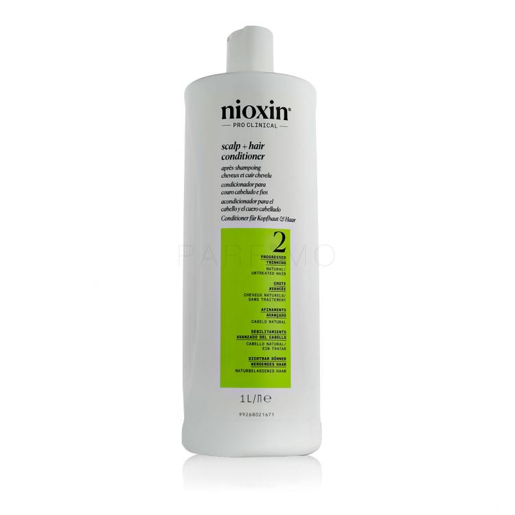 Nioxin System 2 Scalp + Hair Conditioner Balsam de păr pentru femei 1000 ml