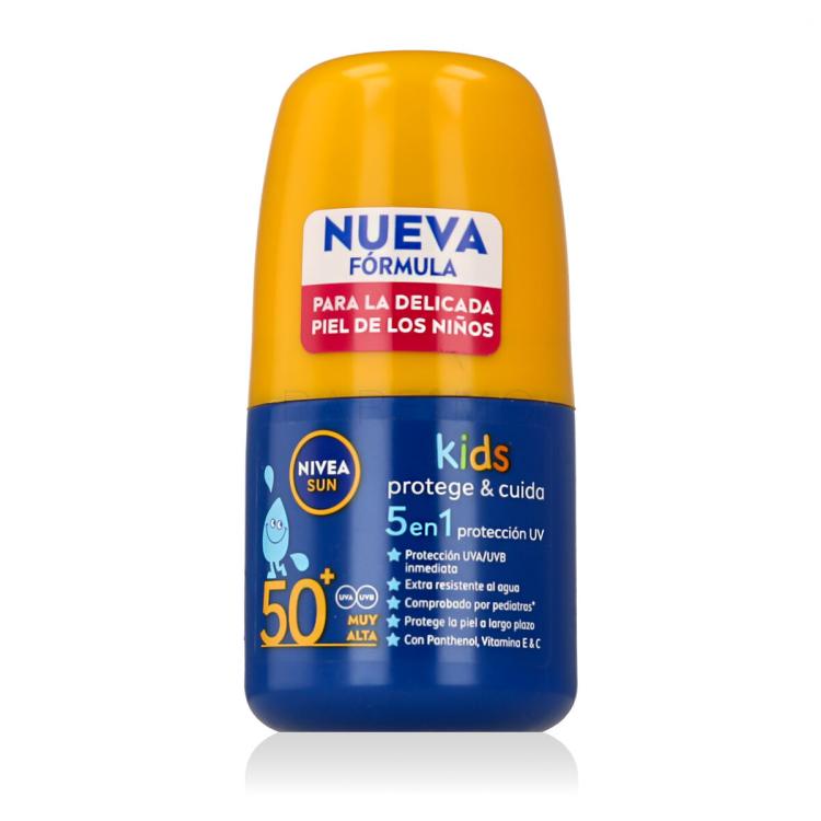 Nivea Sun Kids Protect &amp; Care SPF50+ Pentru corp pentru copii Roll-on 50 ml