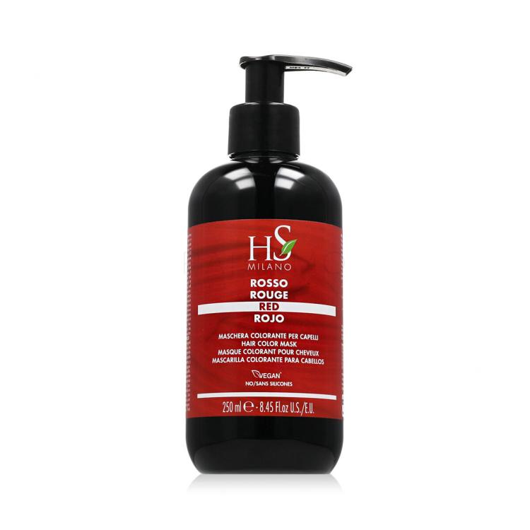 HS MILANO Hair Color Mask Vopsea de păr 250 ml Nuanţă Red