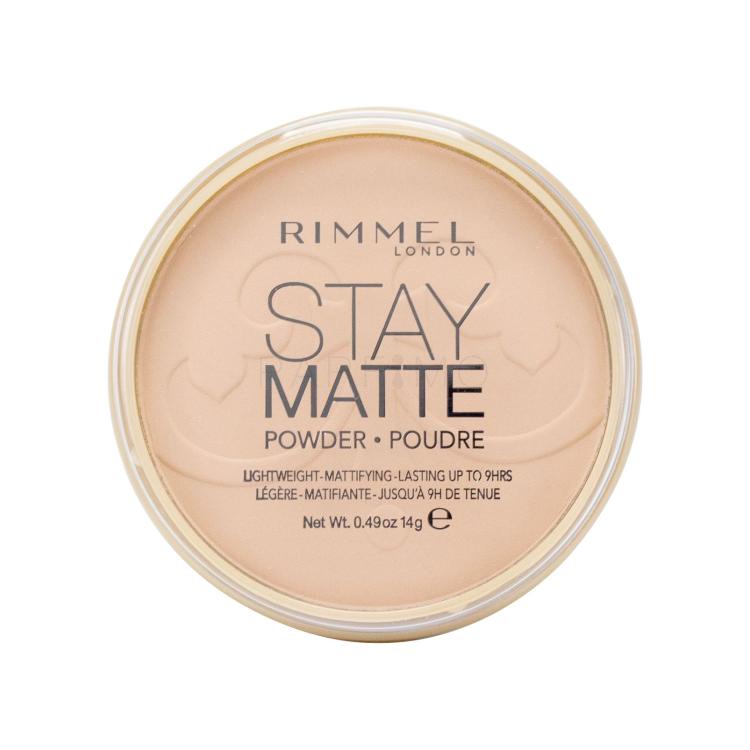 Rimmel London Stay Matte Pudră pentru femei 14 g Nuanţă 004 Sandstorm