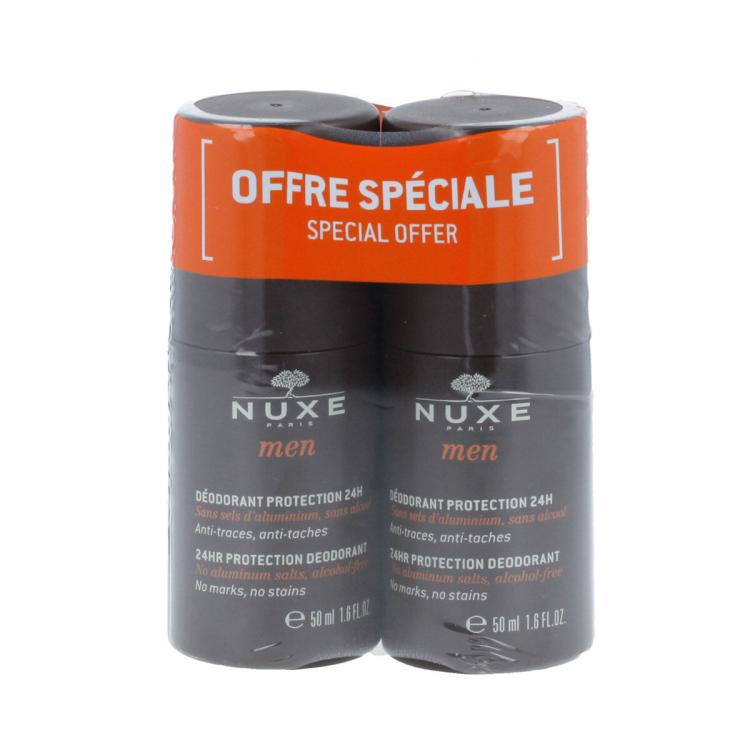 NUXE Men 24HR Protection Deodorant Deodorant pentru bărbați 2x50 ml