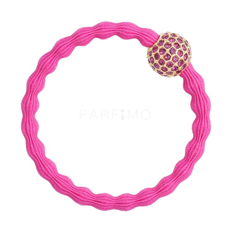 By Eloise London Bling Charms Disco Ball Elastice de păr pentru femei 1 buc Nuanţă Fuchsia