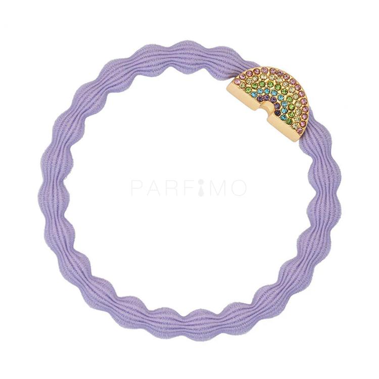 By Eloise London Bling Charms Rainbow Elastice de păr pentru femei 1 buc Nuanţă Lavender