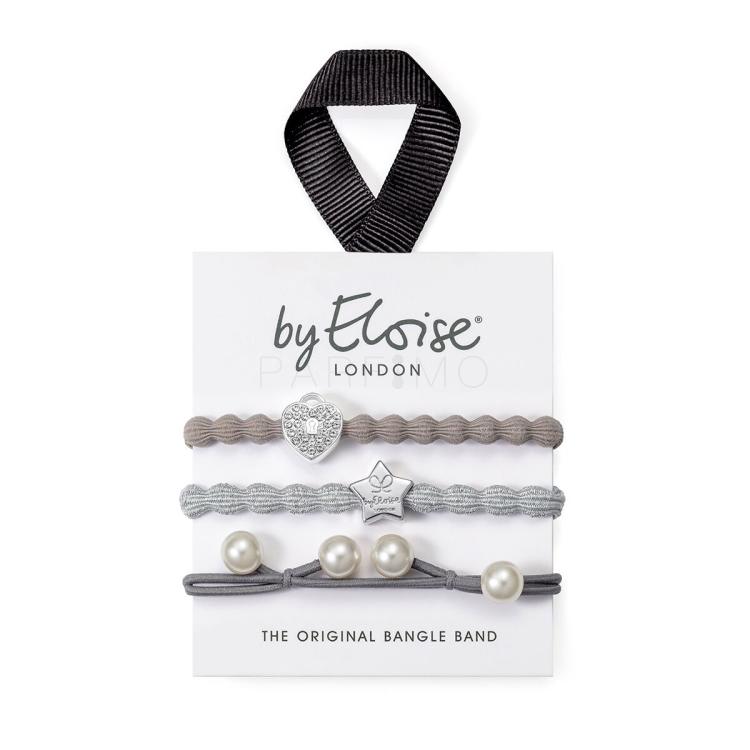By Eloise London Set Shades of Grey Elastice de păr pentru femei 1 buc