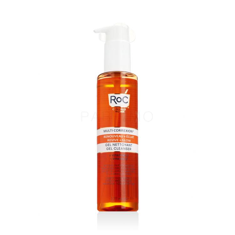RoC Multi Correxion Revive &amp; Glow Gel Cleanser + Vitamin C Gel demachiant pentru femei 177 ml