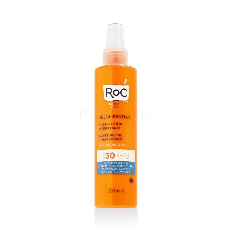 RoC Soleil-Protect Moisturising Spray Lotion SPF30 Pentru corp pentru femei 200 ml