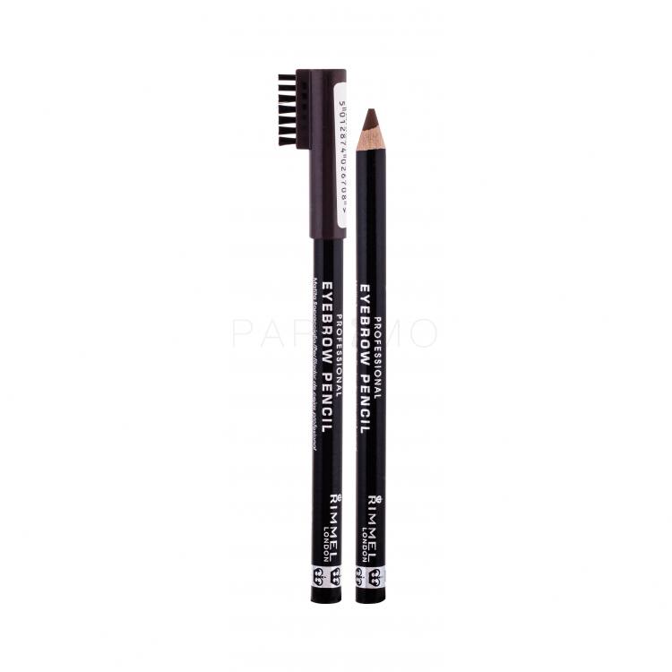 Rimmel London Professional Eyebrow Pencil Creion pentru femei 1,4 g Nuanţă 001 Dark Brown