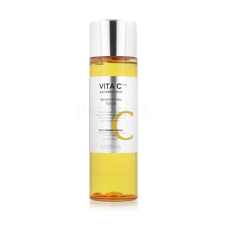 Missha Vita C Plus Brightening Toner Loțiuni și ape termale 200 ml