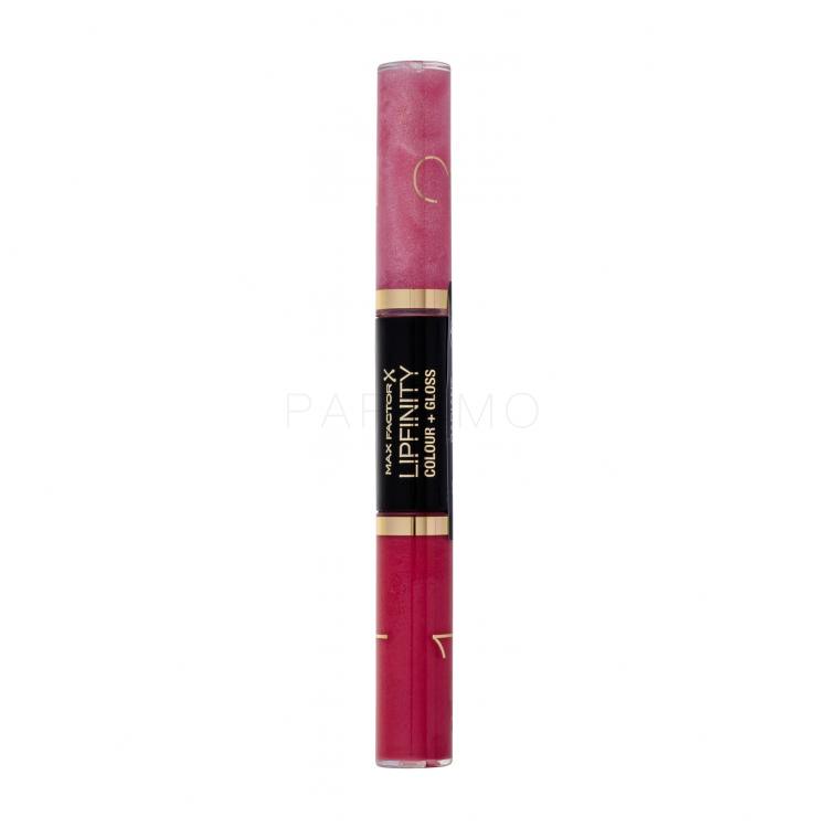 Max Factor Lipfinity Colour + Gloss Ruj de buze pentru femei 2x3 ml Nuanţă 510 Radiant Rose