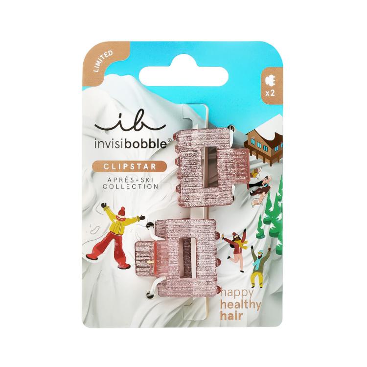 Invisibobble Clipstar Après-Ski Clame de păr pentru femei 2 buc Nuanţă Shimmer