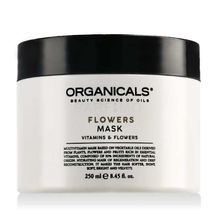 Organicals Flowers Mask Mască de păr pentru femei 250 ml