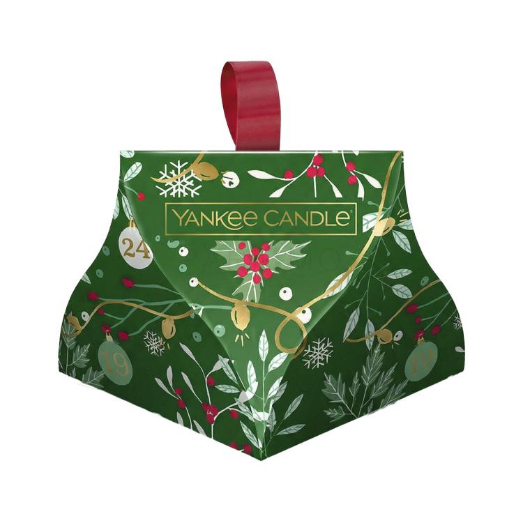 Yankee Candle Christmas Collection Set cadou Ceara parfumata pentru aromatizator Twinkling Lights 22 g + Ceara parfumata pentru aromatizator Letters To Santa 22 g + Ceara parfumata pentru aromatizator Tree Farm Festival 22 g