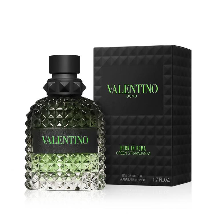 Valentino Uomo Born in Roma Green Stravaganza Apă de toaletă pentru bărbați 50 ml